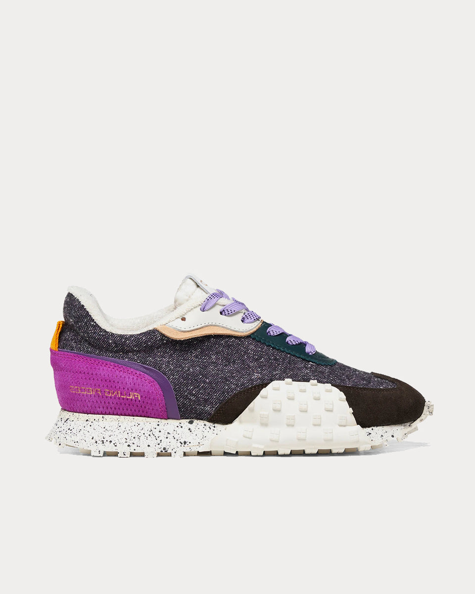 Filling Pieces Crease Runner Wind Purple/Black Low Top