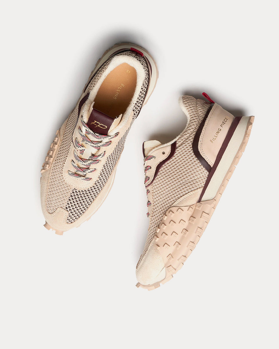 Filling Pieces Crease Runner Wind Beige Low Top Sneakers