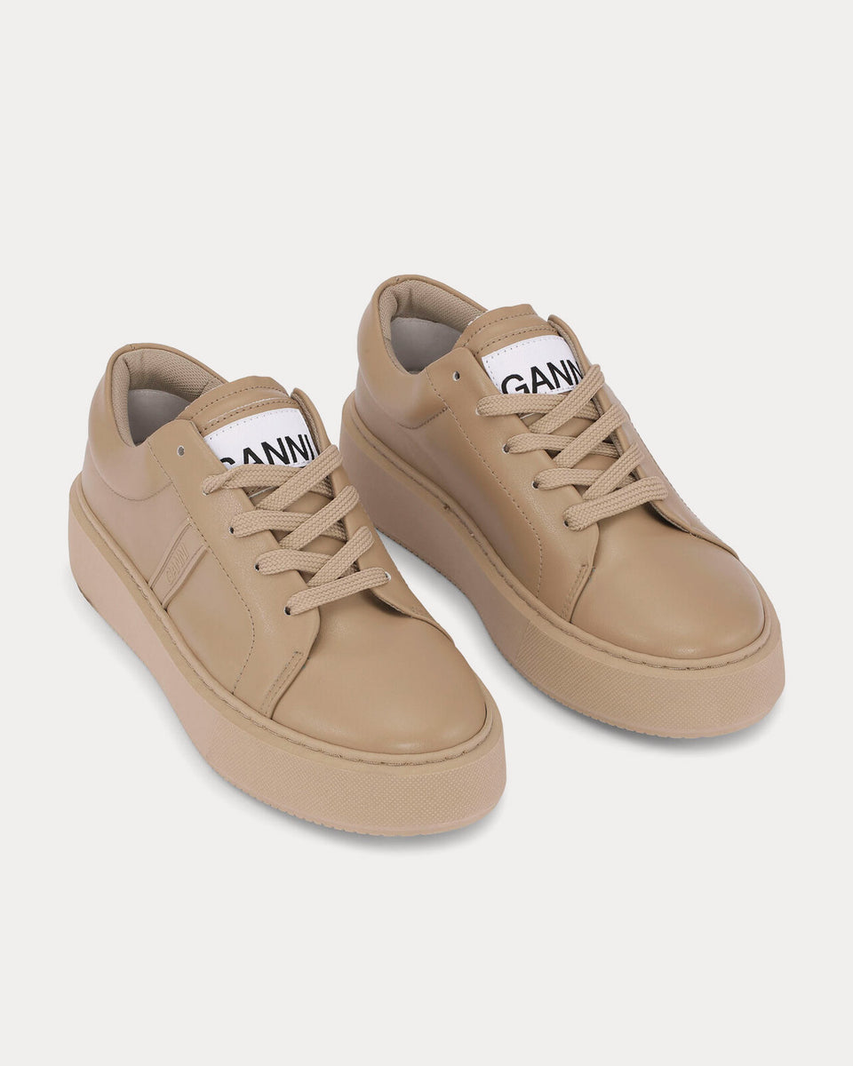Ganni Vegea Metallic Silver Low Top Sneakers - Sneak in Peace
