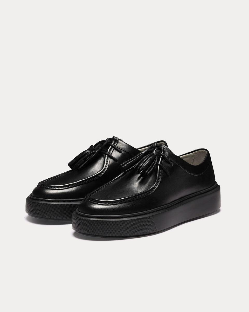 Grenson Sneaker 41 Calf Leather Black Low Top Sneakers Sneak in