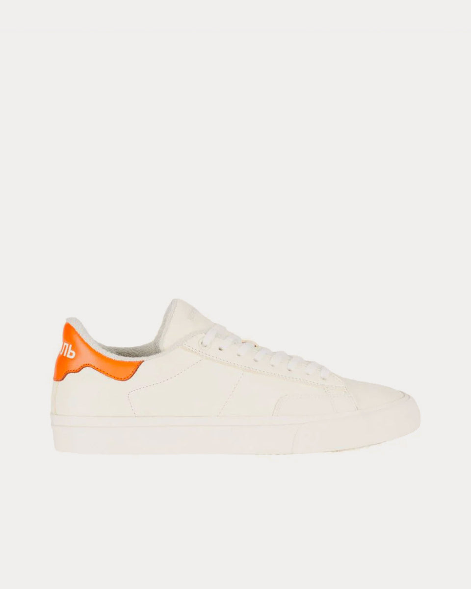 Heron Preston Vulcanized Low White / Orange Low Top Sneakers