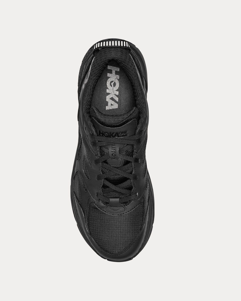 Hoka hot sale black sneakers