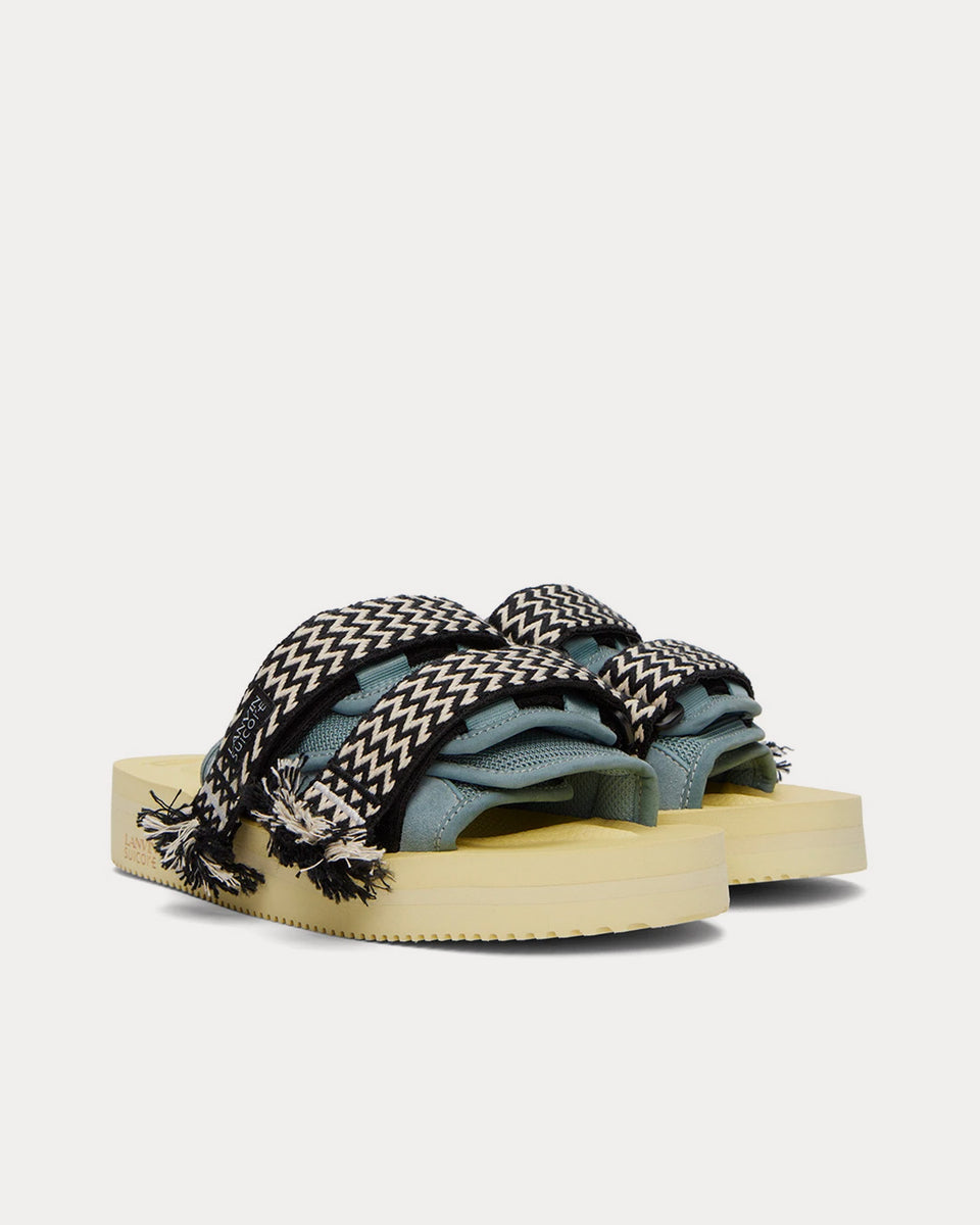 Lanvin x Suicoke Pale Blue Nubuck Sandals Sneak in Peace