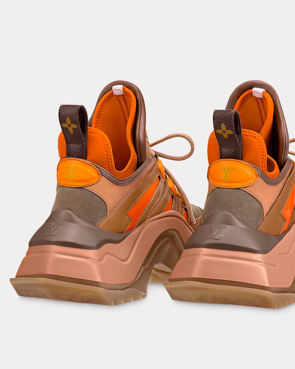 Louis Vuitton LV Archlight 2.0 Men's Platform Sneaker, Orange, 8.5