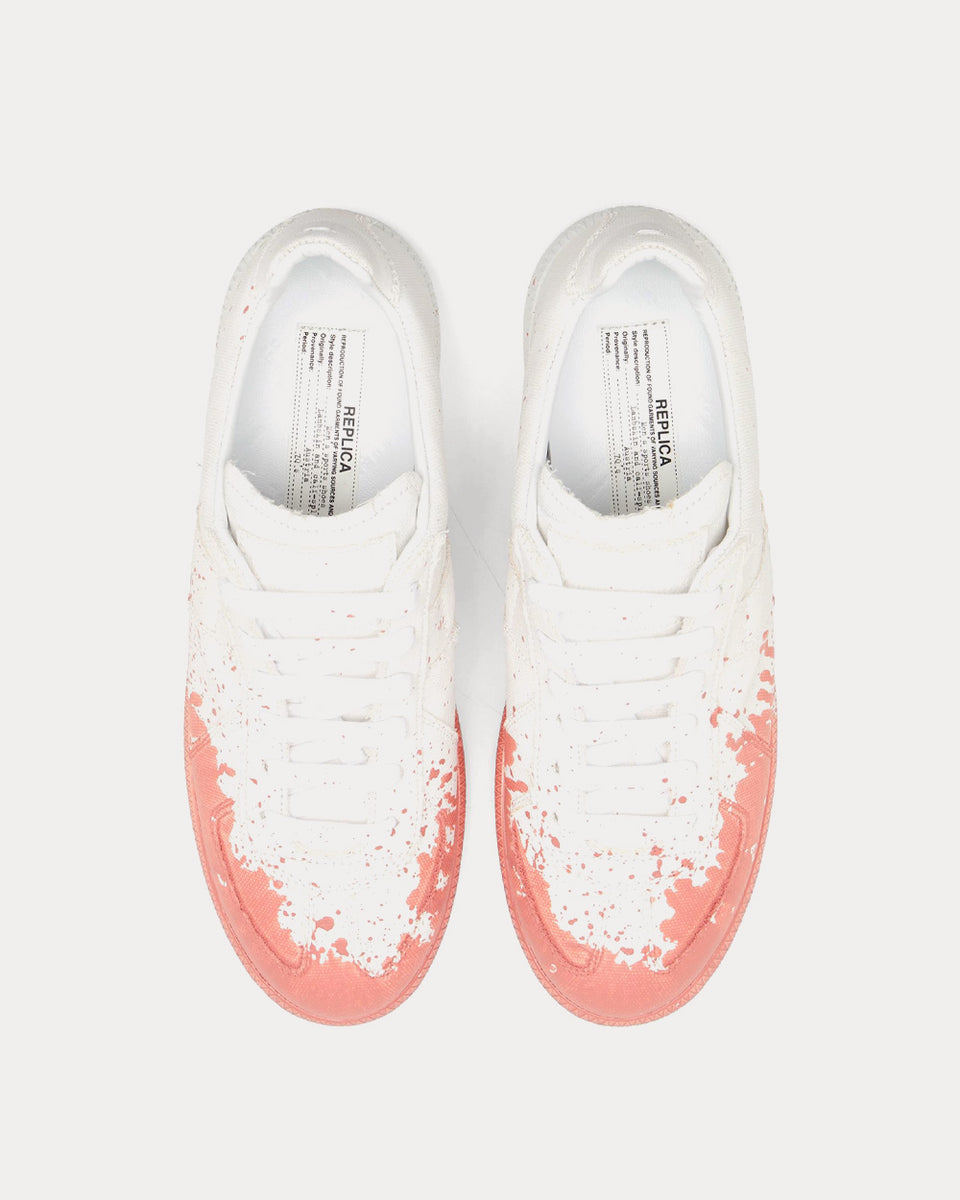 Maison Margiela White & Pink Replica Sneakers