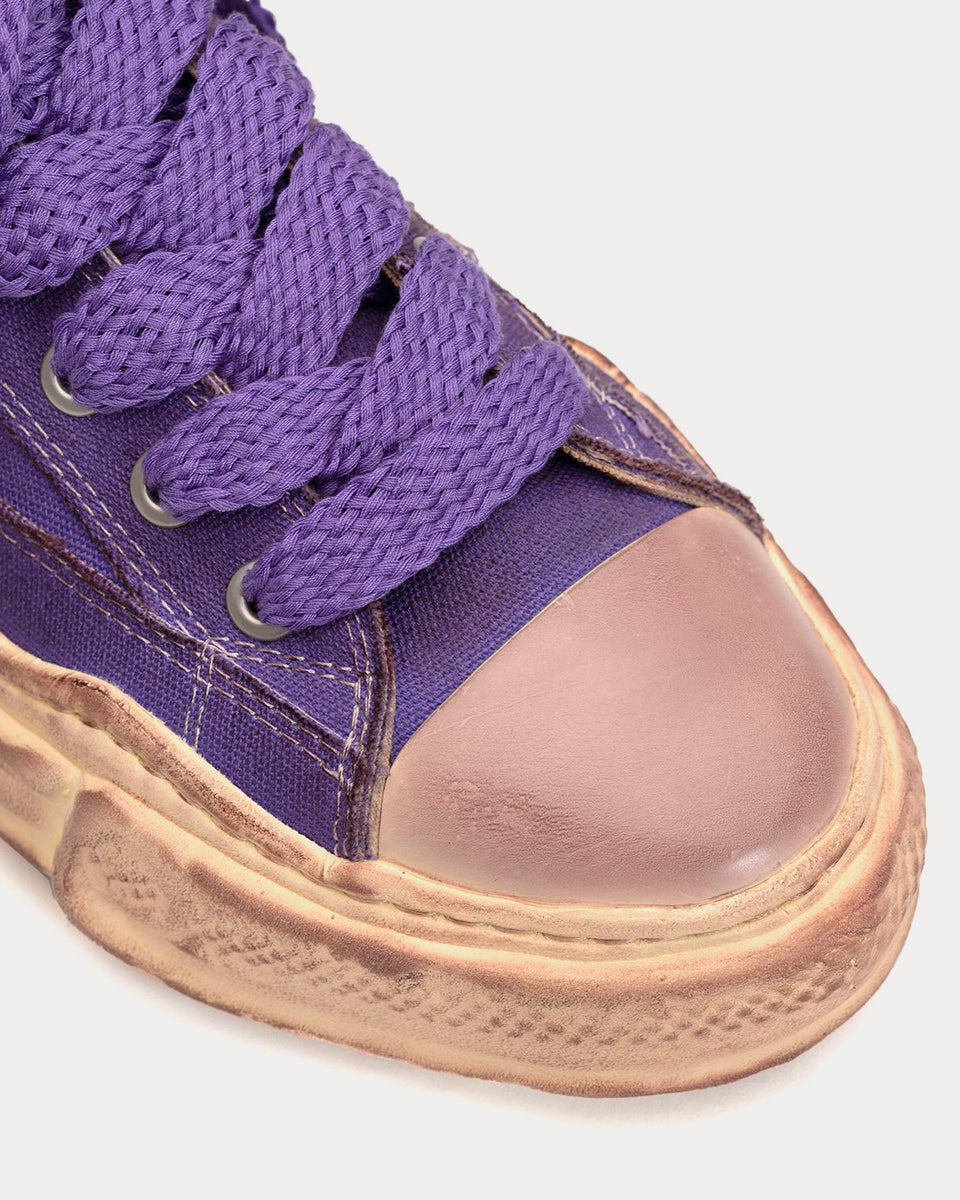 Mihara Yasuhiro Peterson OG Sole Canvas Purple / White Low Top