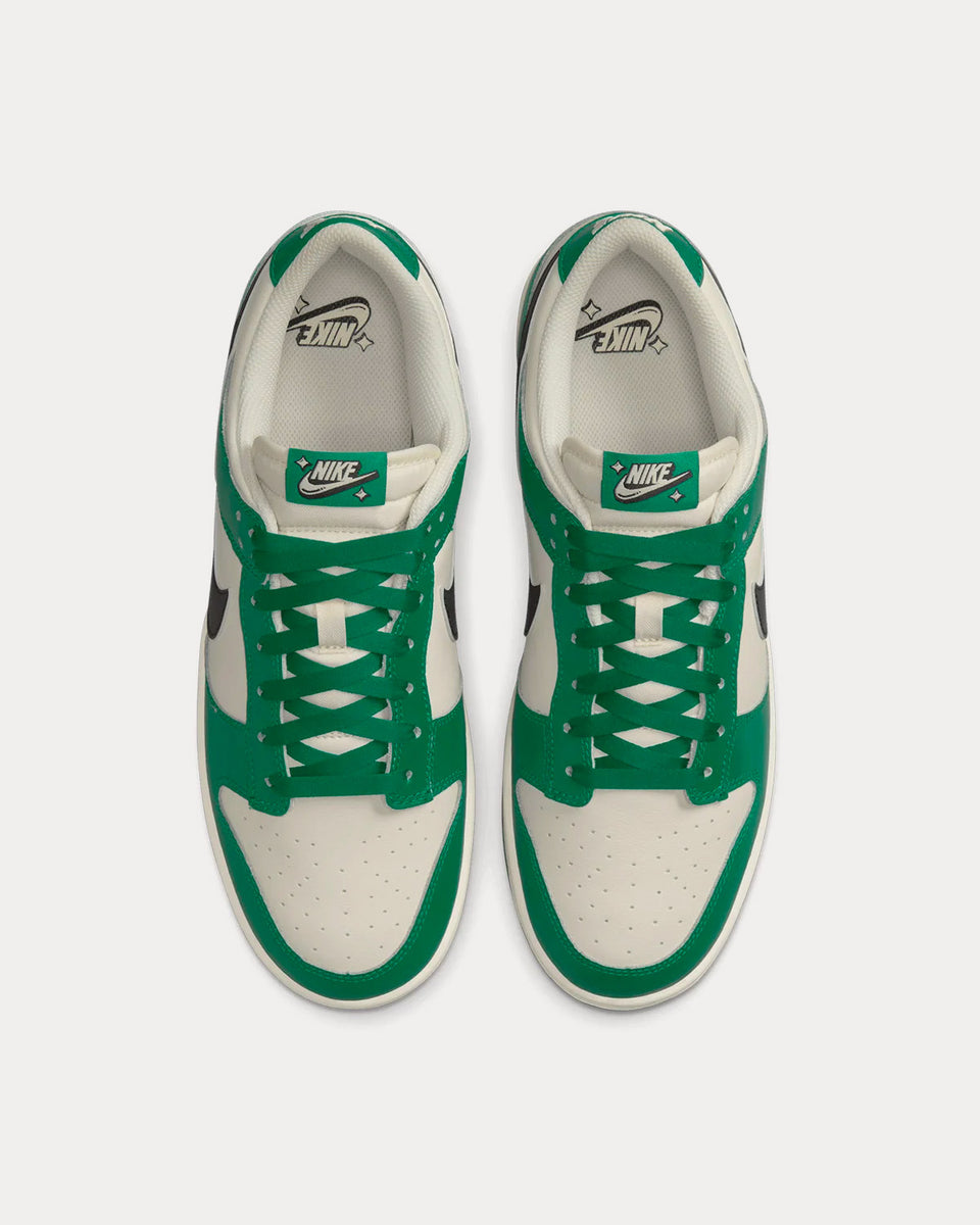 Nike Dunk Low Retro SE Lottery Pale Ivory Malachite Green Low Top Sneakers