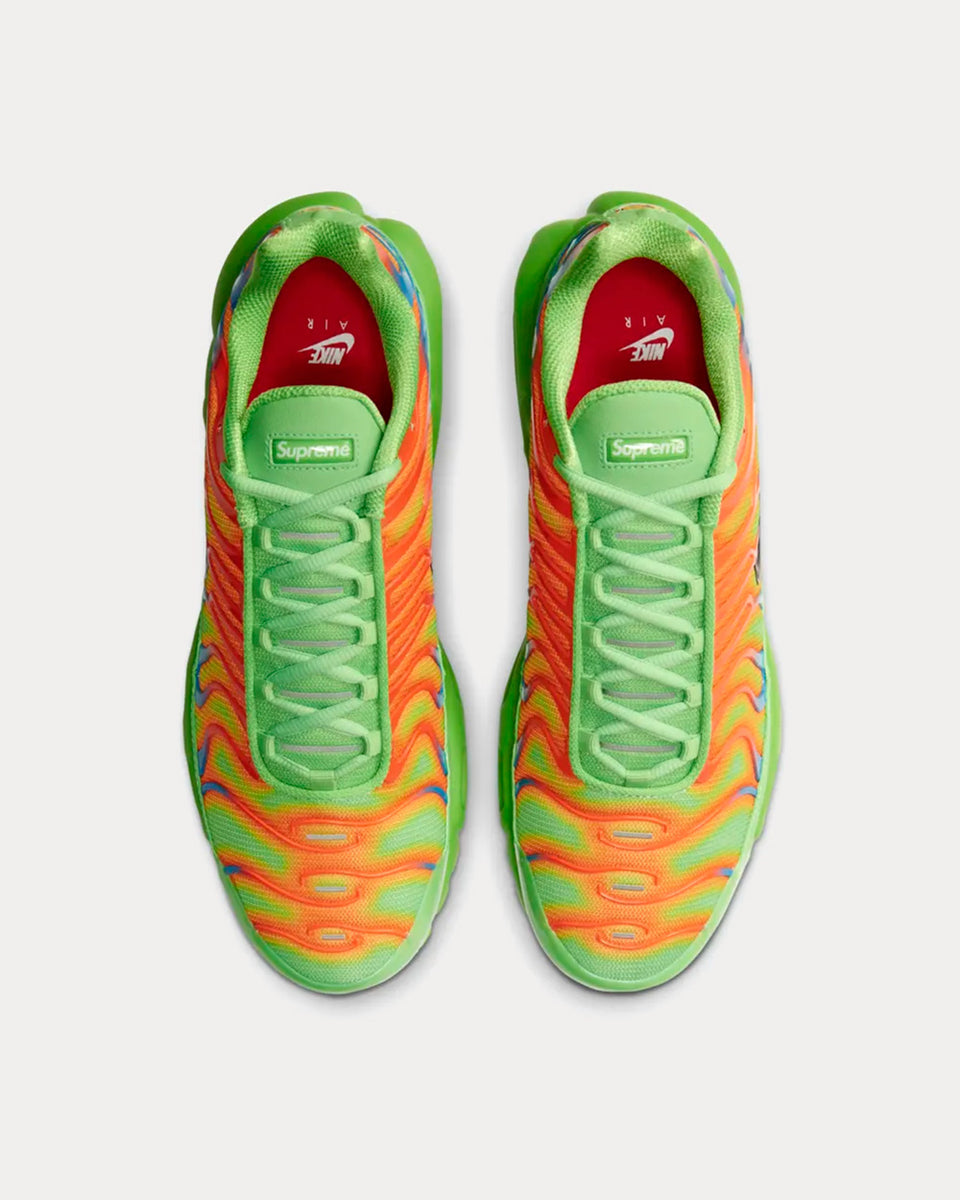 Nike x Supreme Air Max Plus Mean Green Low Top Sneakers - Sneak in ...