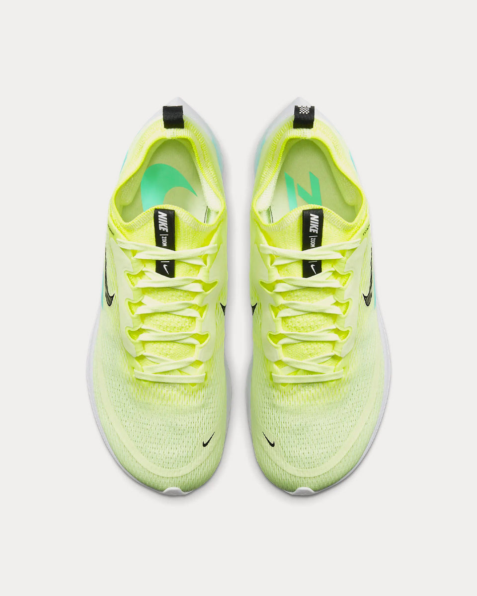Nike Zoom Fly 4 Barely Volt / Dynamic Turquoise / Volt / Black Running Shoe