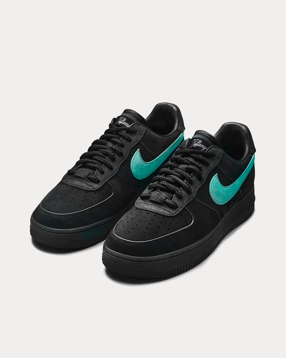 Nike x Tiffany & Co. Air Force 1 '1837' Black / Tiffany Blue Low Top  Sneakers