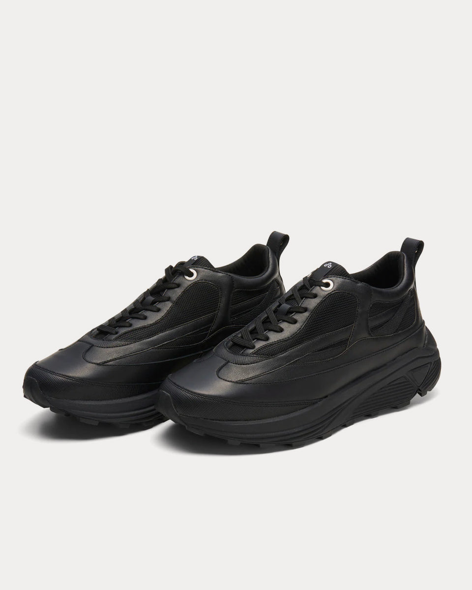 OAO The Curve 1 Black Low Top Sneakers - Sneak in Peace