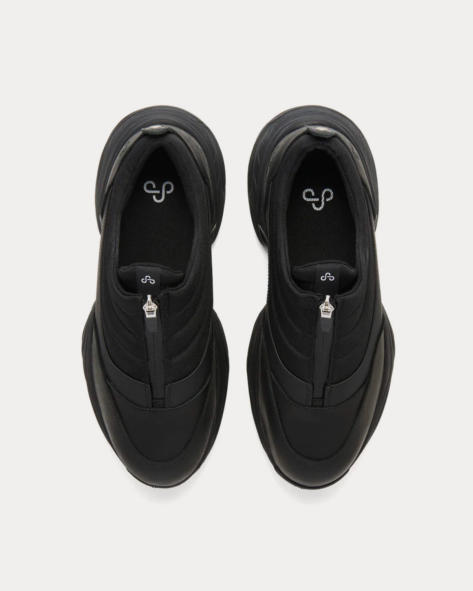 OAO Fountain Black Low Top Sneakers