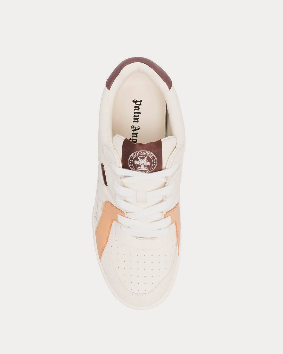 Palm Angels University Beige / Brown Low Top Sneakers - Sneak in