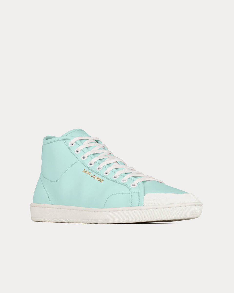 Saint laurent mid outlet top sneakers