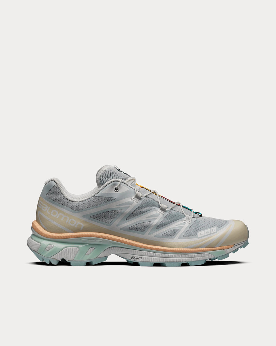 Salomon XT-6 Arctic Ice / Bleached Sand / Opal Blue Low Top