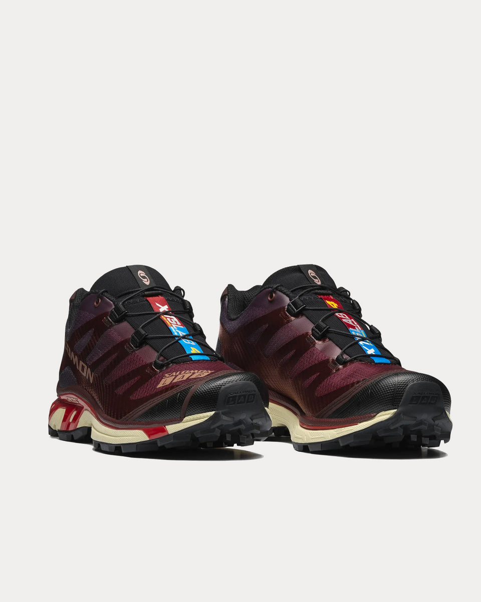 Salomon XT-4 Bitter Chocolate / Mocha Mousse / Fiery Red Low Top Sneakers