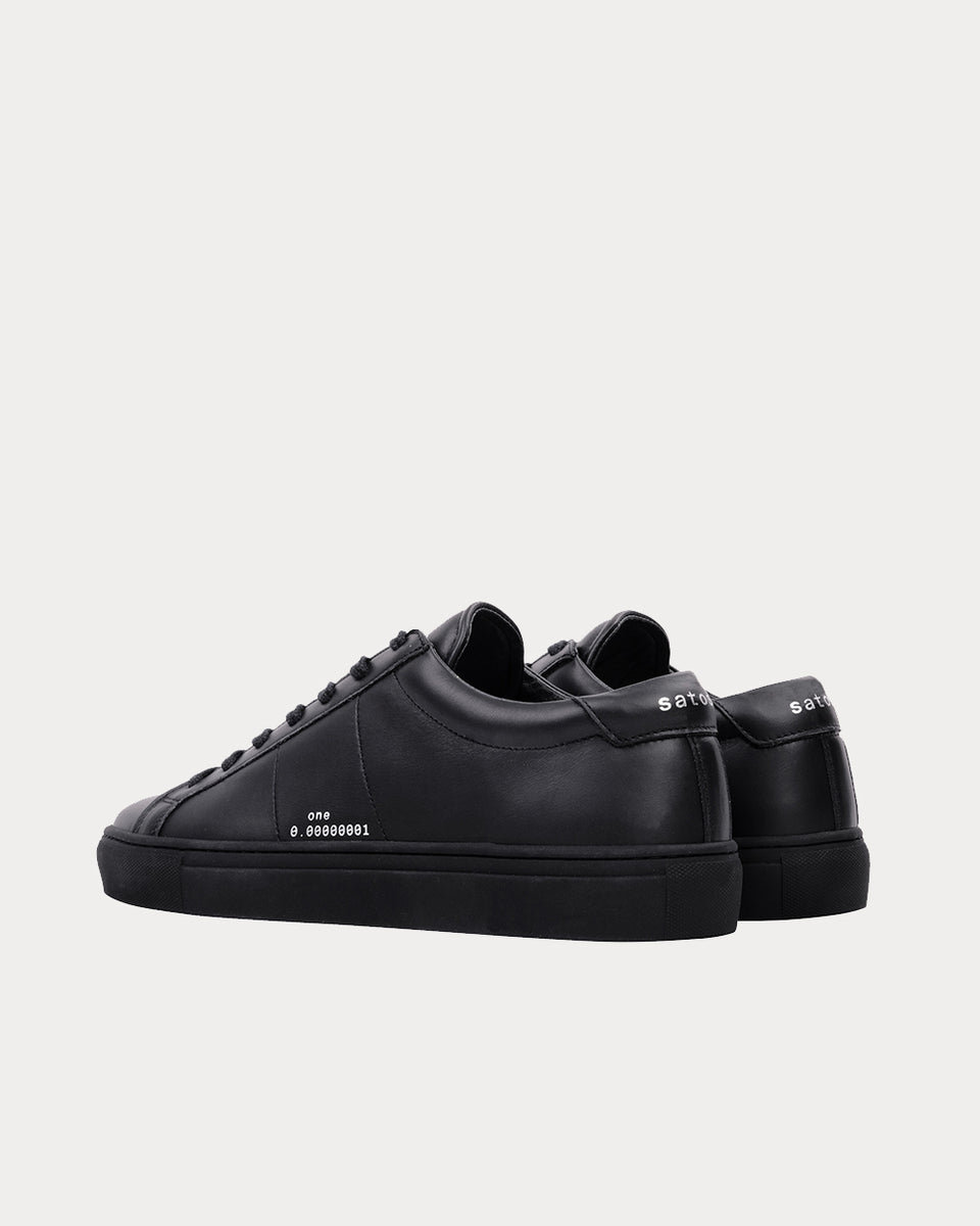 Satoshi Studio Satoshi_one Black Low Top Sneakers