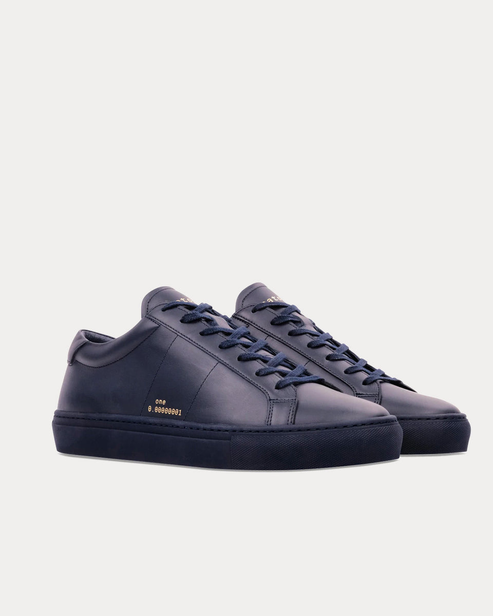 Satoshi Studio Satoshi_one Dark Blue Low Top Sneakers