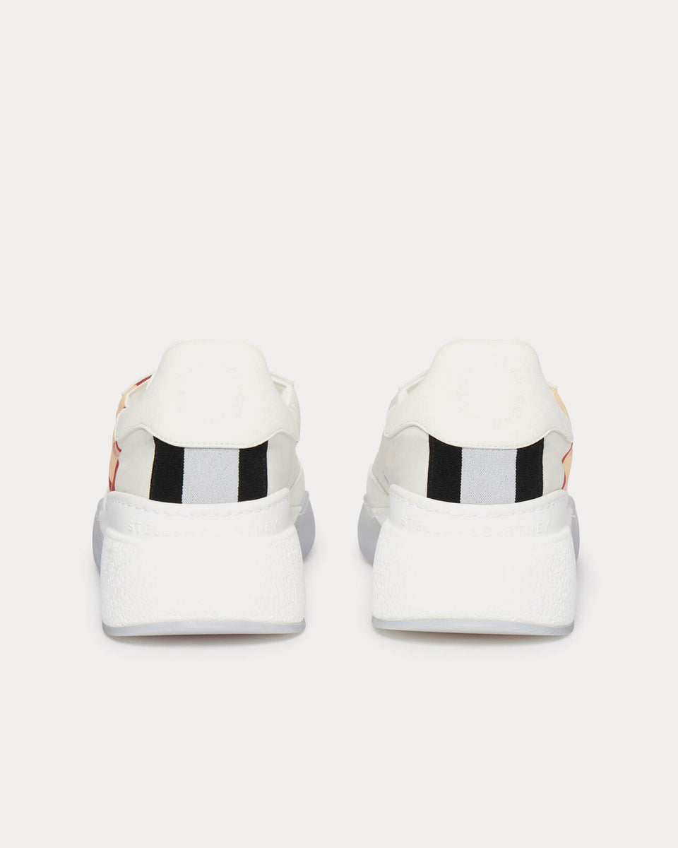Stella McCartney x Yoshitomo Nara Loop Twins Print White / Blush Low Top  Sneakers