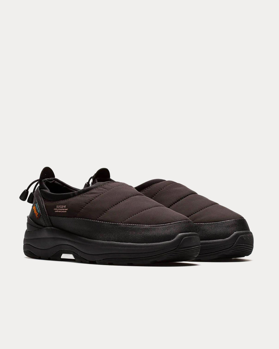 Suicoke Pepper Black Slip On Sneakers Sneak in Peace