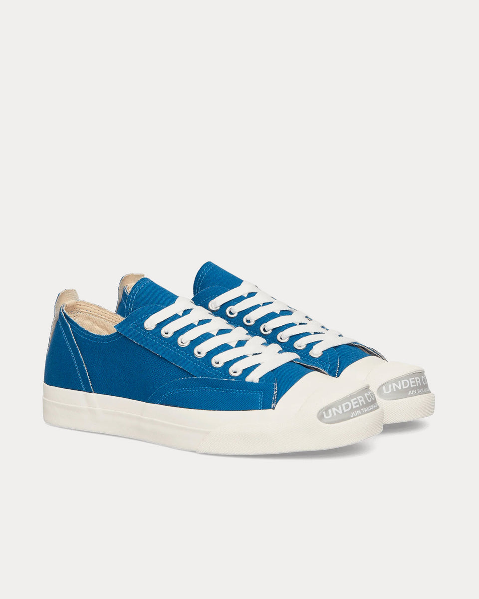 Undercover Canvas Blue Low Top Sneakers - Sneak in Peace