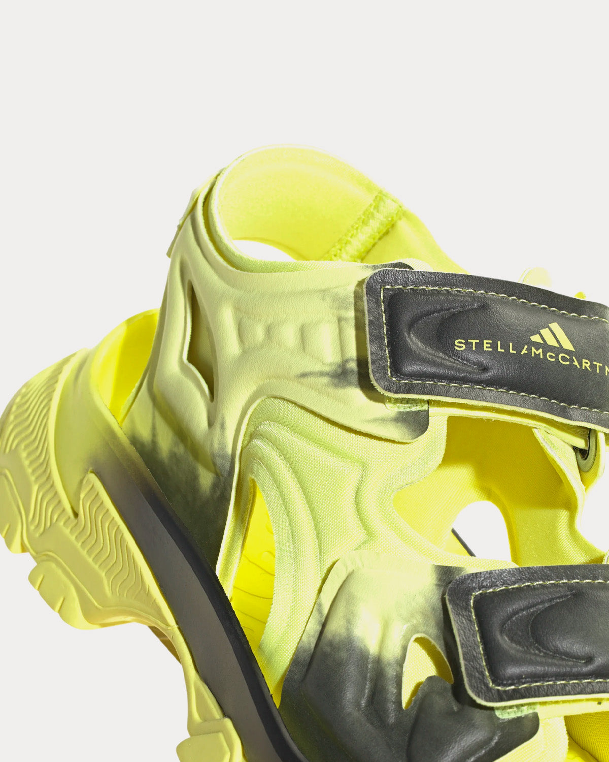 Adidas X Stella McCartney Hiking Sandal Frozen Yellow / Frozen Yellow / Core Black Black Slip Ons - 2