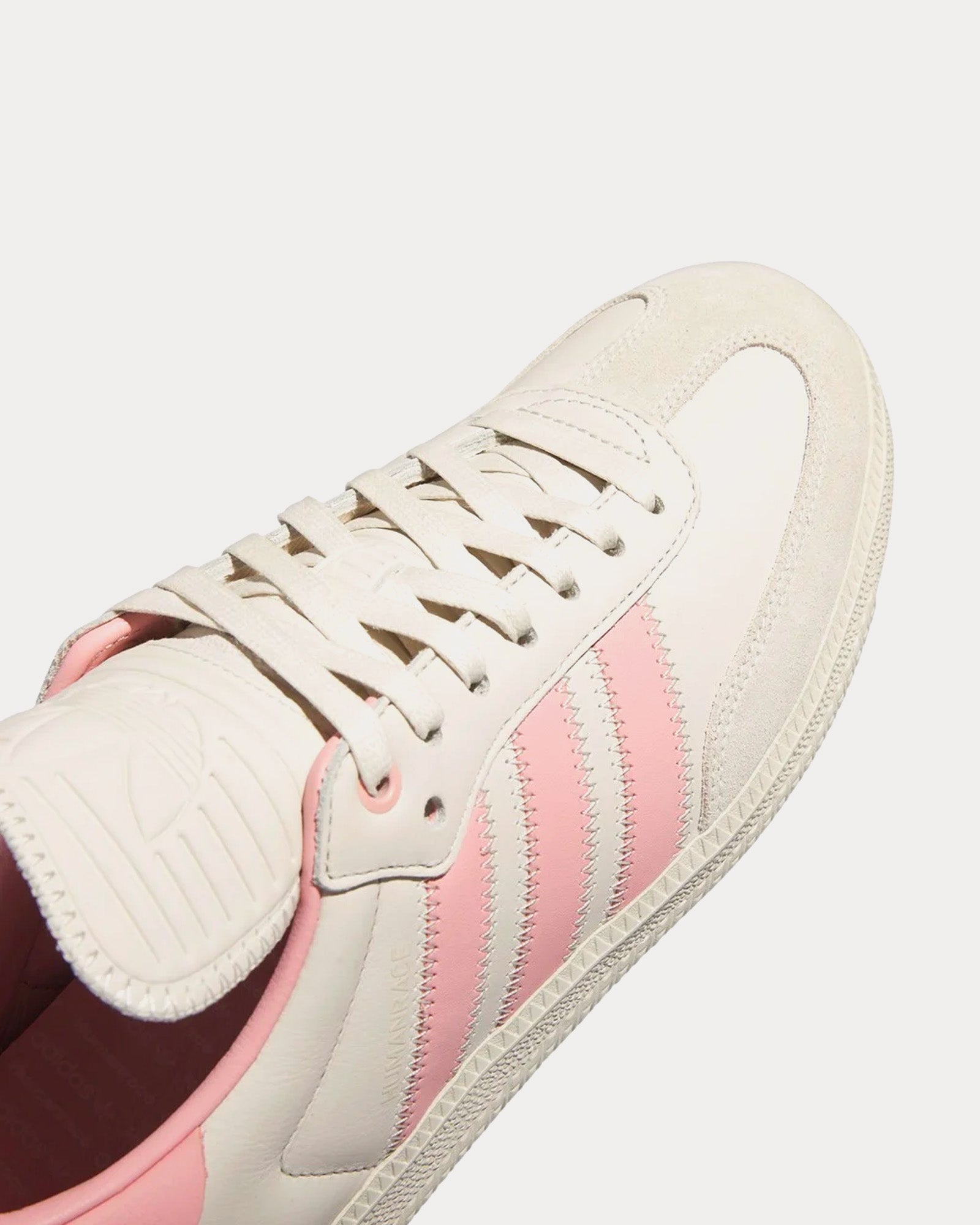 Adidas x Humanrace Samba Cloud White / Pink Low Top Sneakers - 3