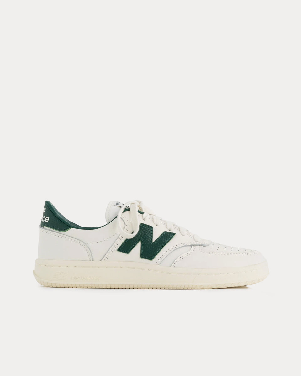 New Balance x Aime Leon Dore T500 Tennis Oxfords White Green Low Top Sneakers Sneak in Peace