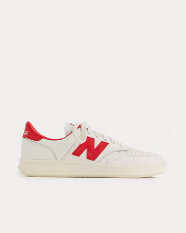 New Balance x Aime Leon Dore T500 Tennis Oxfords White / Red Low Top Sneakers