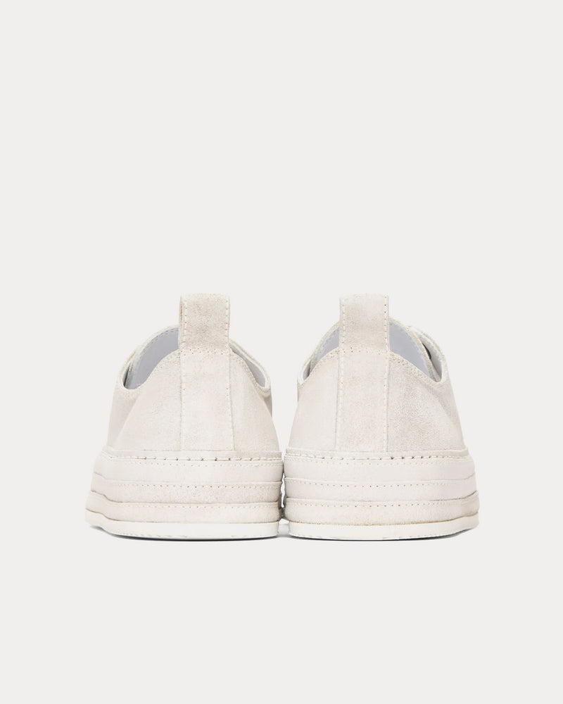 Ann Demeulemeester Gert Leather White Low Top Sneakers - 3