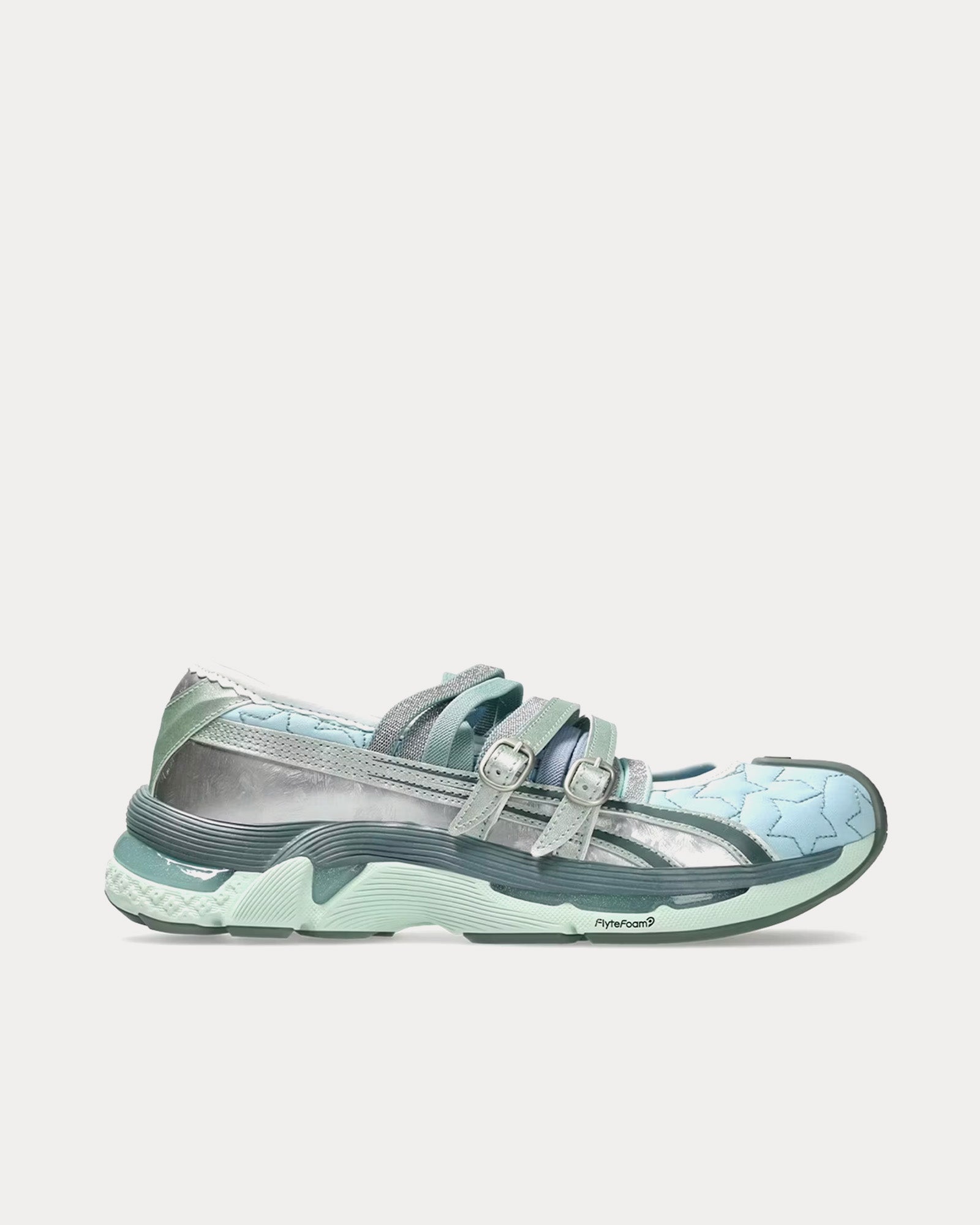 Asics x Kiko Kostadinov x Heaven by Marc Jacobs Gel-Lokros Faded Denim Slip On Sneakers - 1