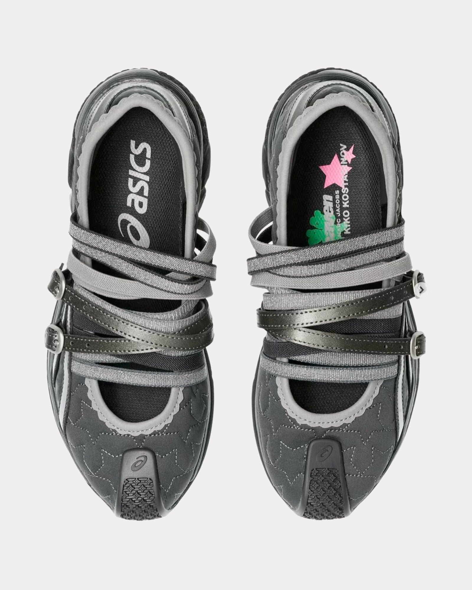 Asics x Kiko Kostadinov x Heaven by Marc Jacobs Gel-Lokros Graphite Grey Slip On Sneakers - 2