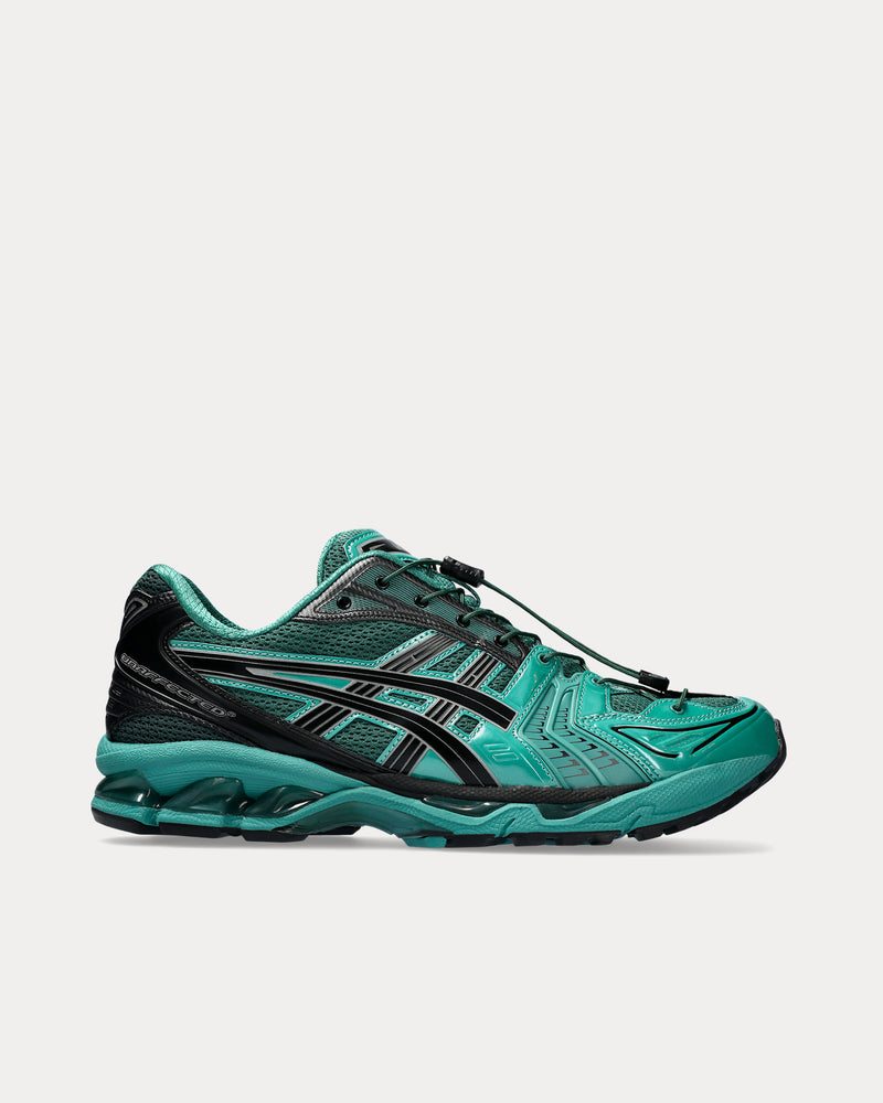 Asics x Unaffected Gel-Kayano 14 Posy Green / Bottle Green Low Top Sneakers - 1