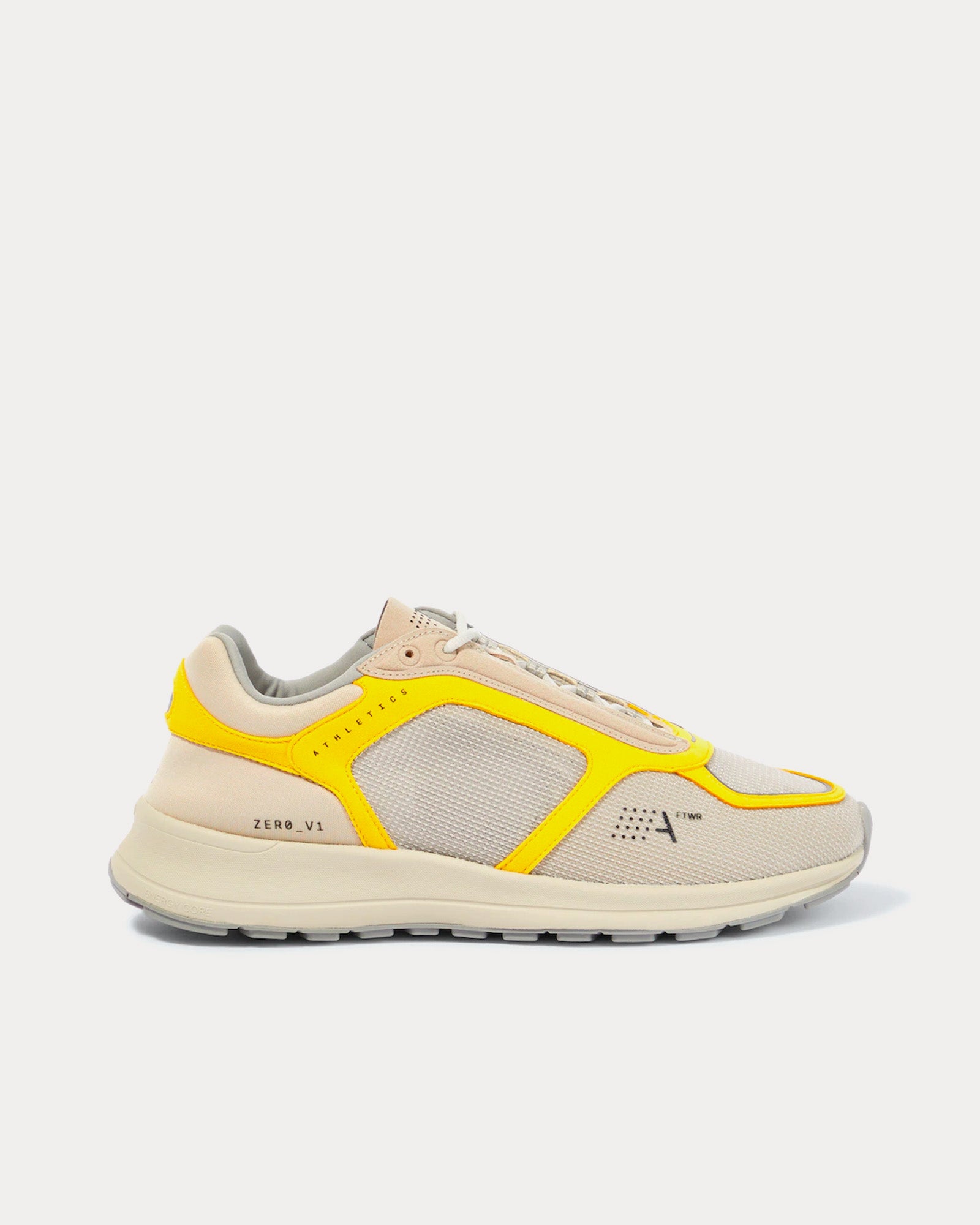 Zero V1 Silver Lining / Yellow Low Top Sneakers