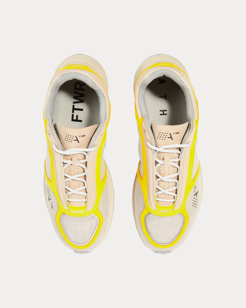 Athletics FTWR Zero V1 Silver Lining / Yellow Low Top Sneakers - 2