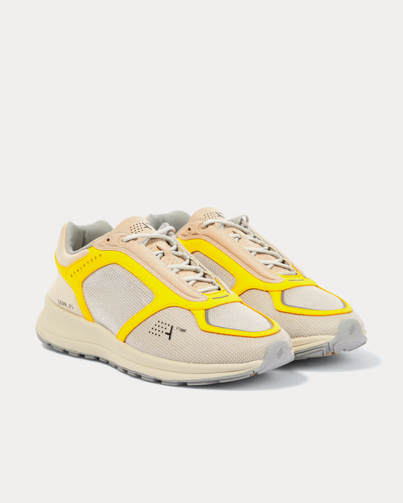 Athletics FTWR Zero V1 Silver Lining / Yellow Low Top Sneakers - 3