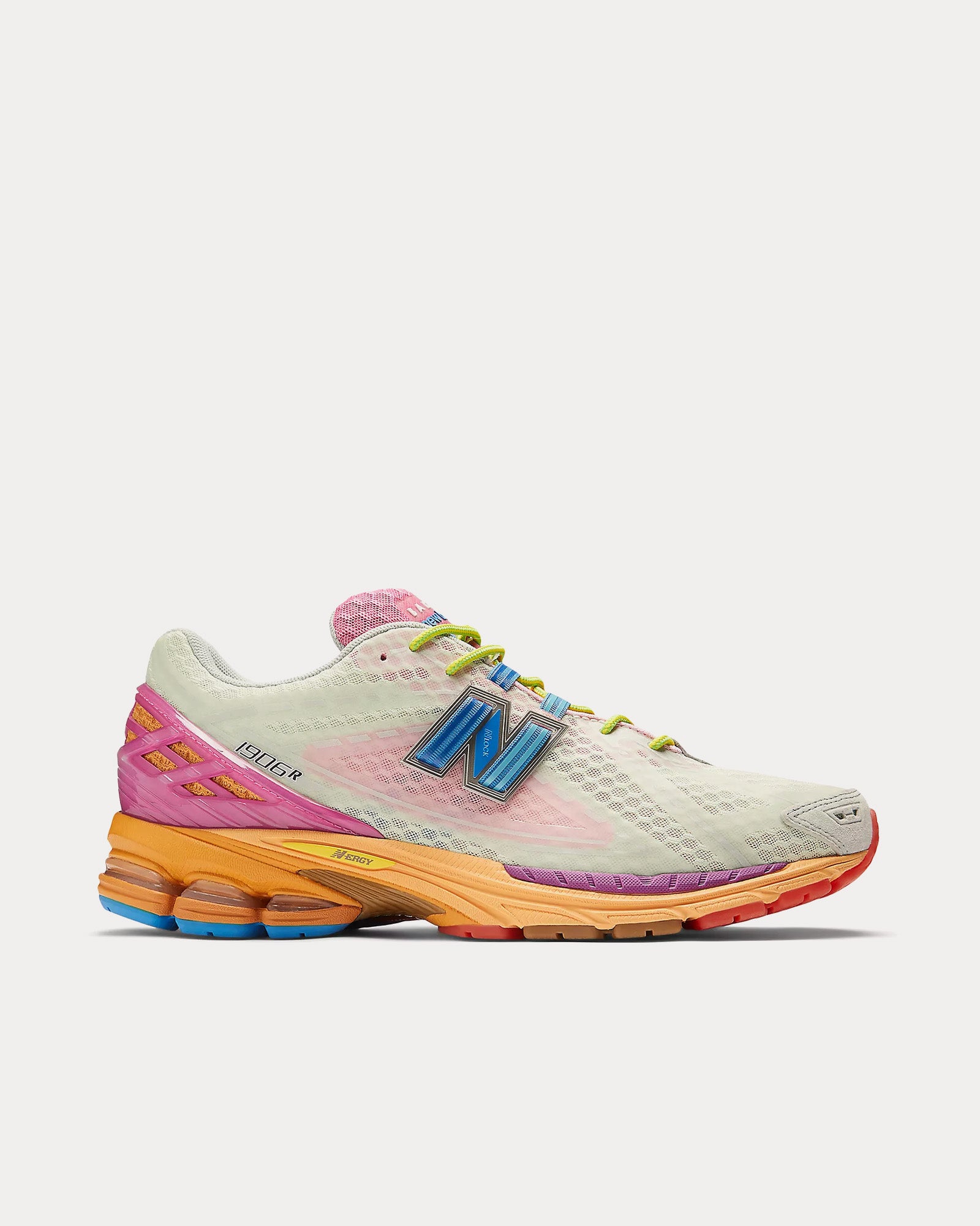 New Balance x Action Bronson 1906r Water Cress / Real Pink Low Top Sneakers - 1