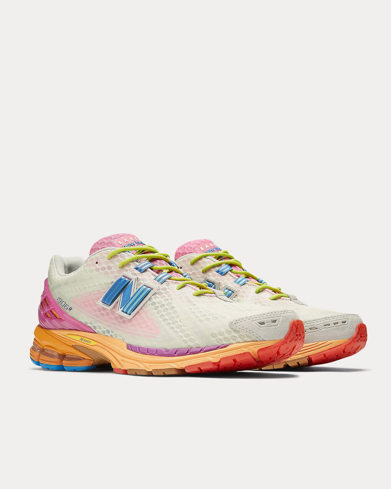 New Balance x Action Bronson 1906r Water Cress / Real Pink Low Top Sneakers - 3