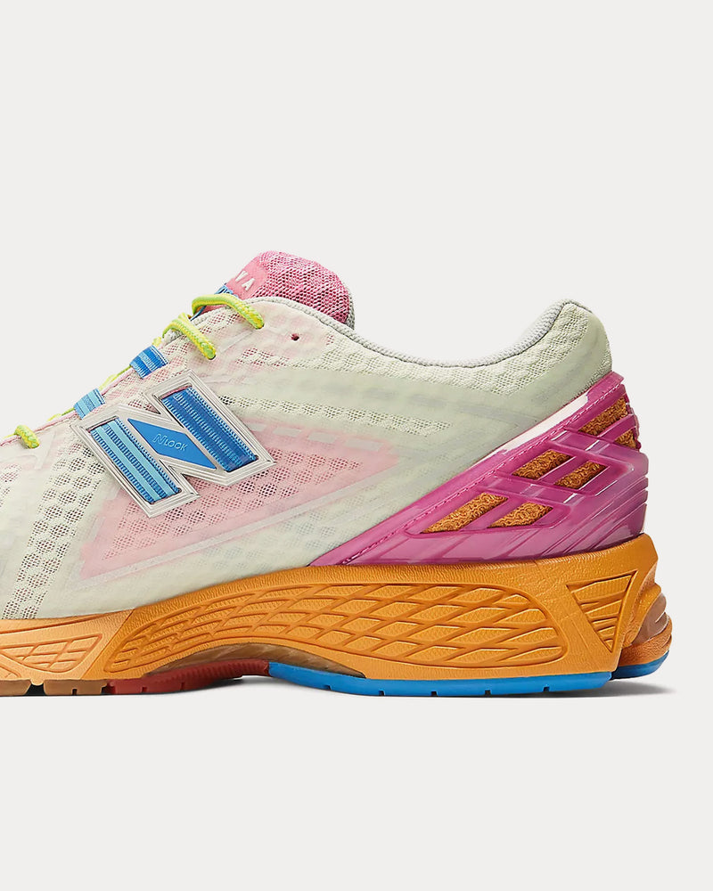 New Balance x Action Bronson 1906r Water Cress / Real Pink Low Top Sneakers - 6