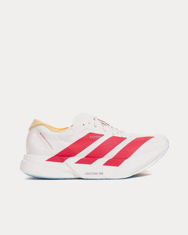 Adidas Adizero EVO SL Off White / Semi Lucid Red / Clear Sky Running Shoes