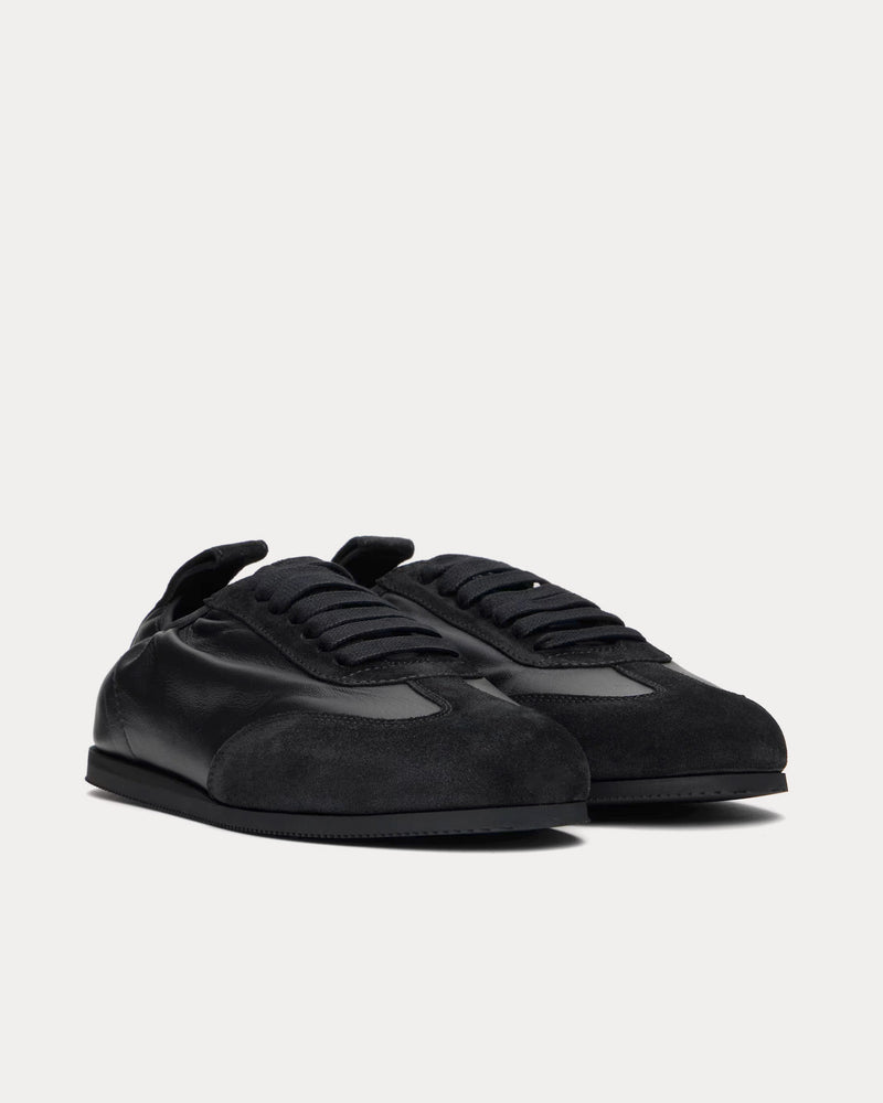 Ann Demeulemeester Sami Boxing Black Low Top Sneakers - 2