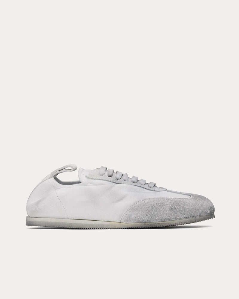 Ann Demeulemeester Sami Boxing White Low Top Sneakers - 1