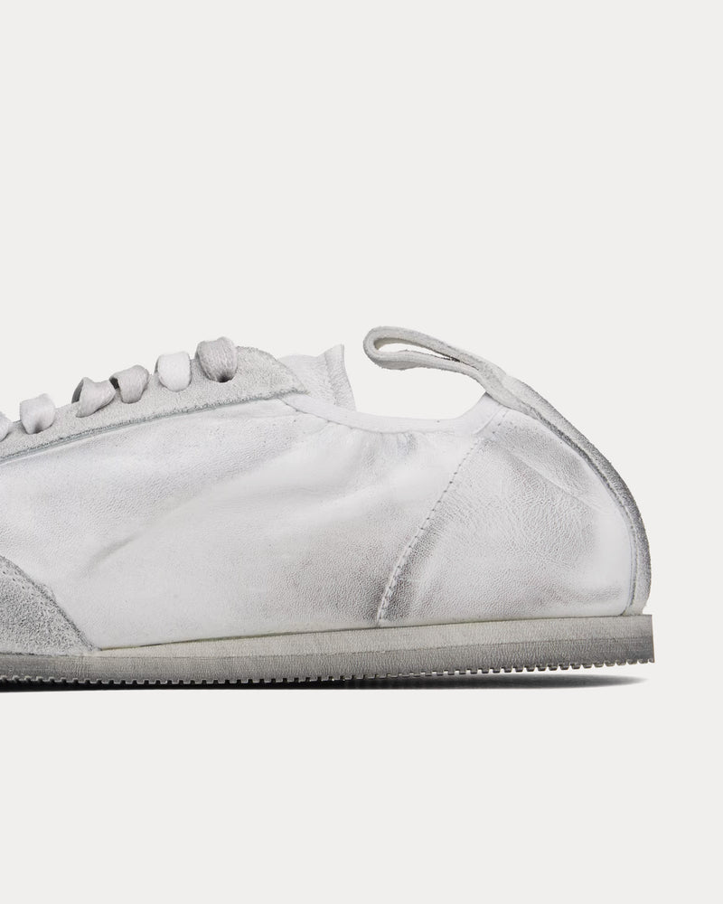 Ann Demeulemeester Sami Boxing White Low Top Sneakers - 4