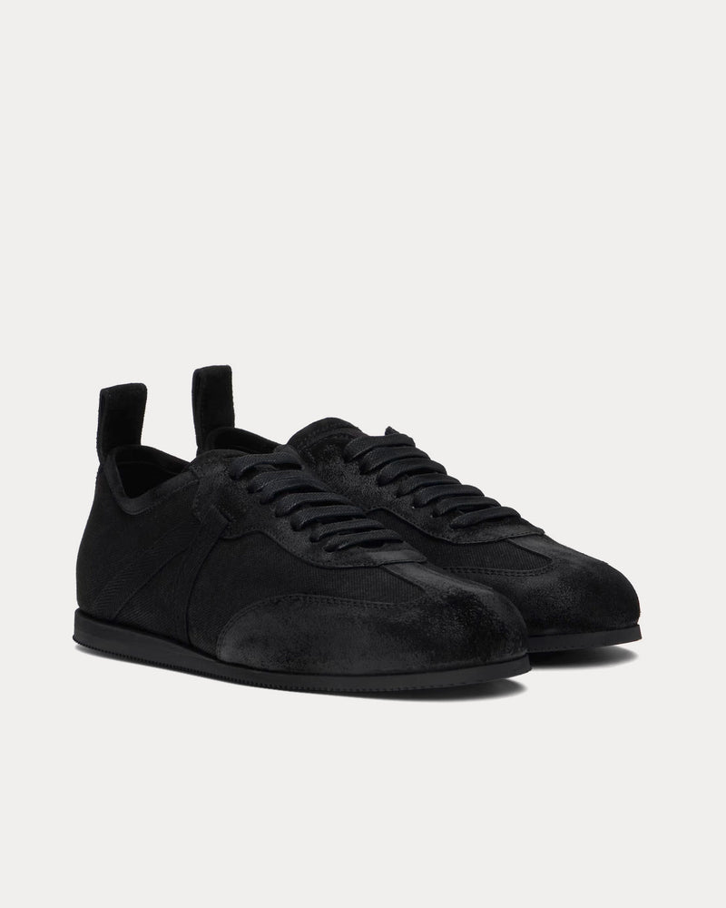 Ann Demeulemeester Siru Boxing Black Low Top Sneakers - 2