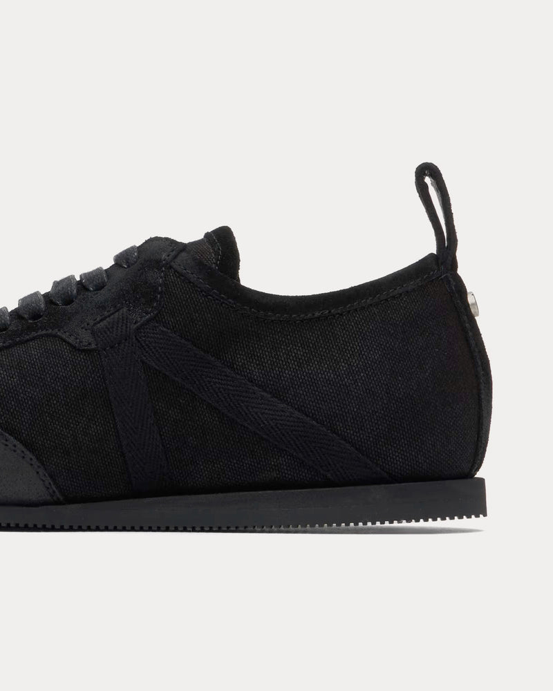 Ann Demeulemeester Siru Boxing Black Low Top Sneakers - 4