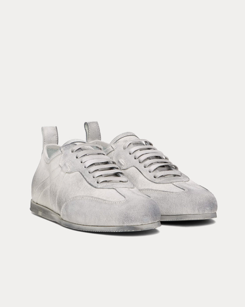 Ann Demeulemeester Siru Boxing White / Grey Low Top Sneakers - 2