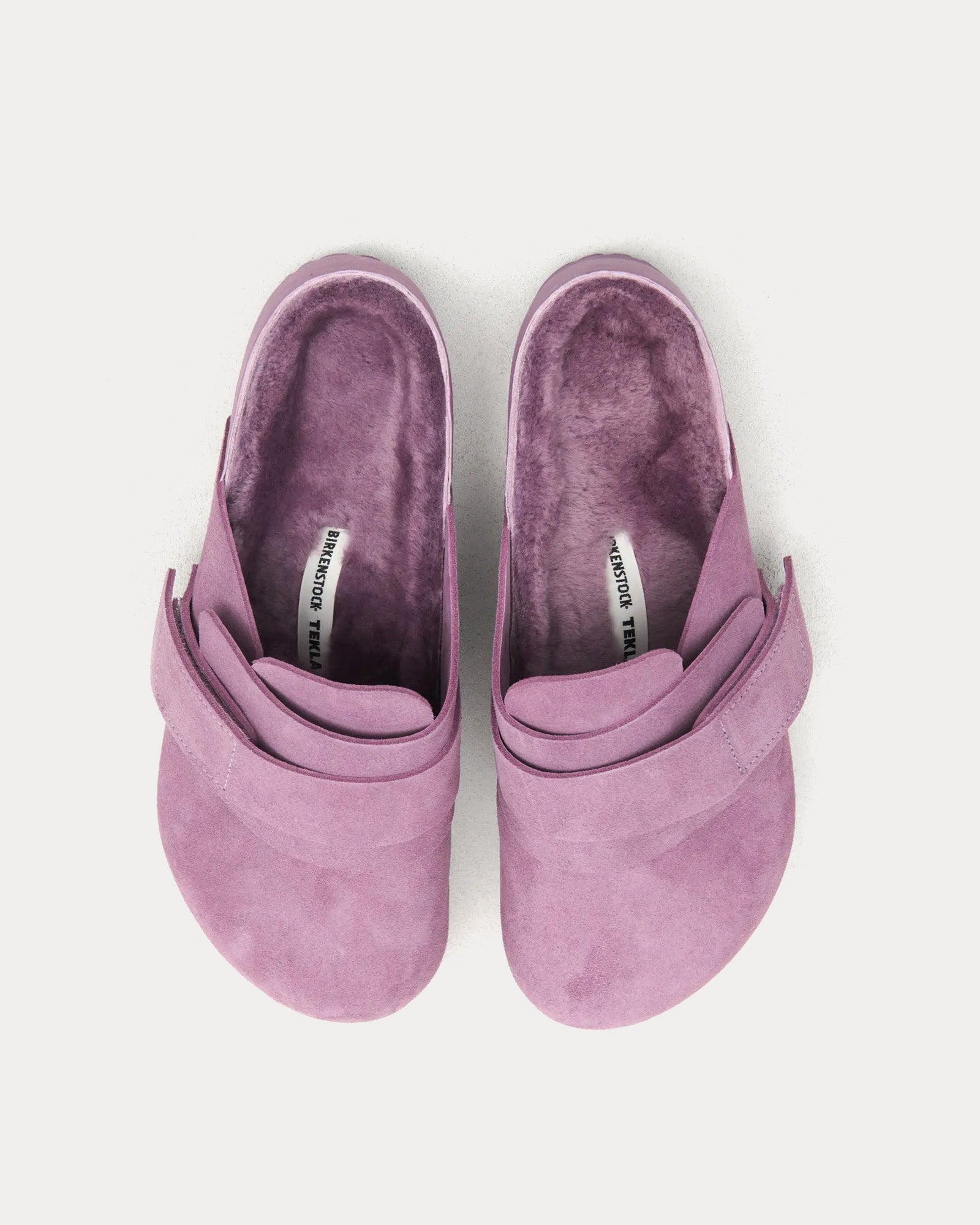 Birkenstock x Tekla Nagoya Shearling Mauve Mules - 2