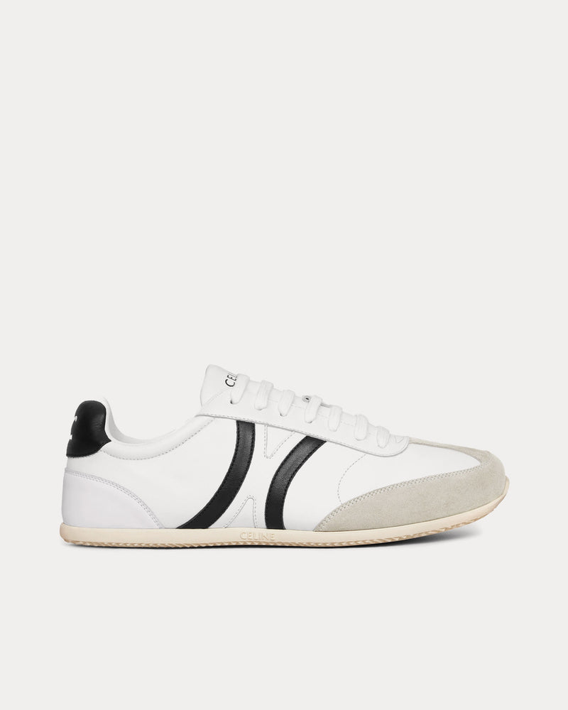 Celine Jogger with Triomphe Signature Optic White / Grey / Black Low Top Sneakers - 1