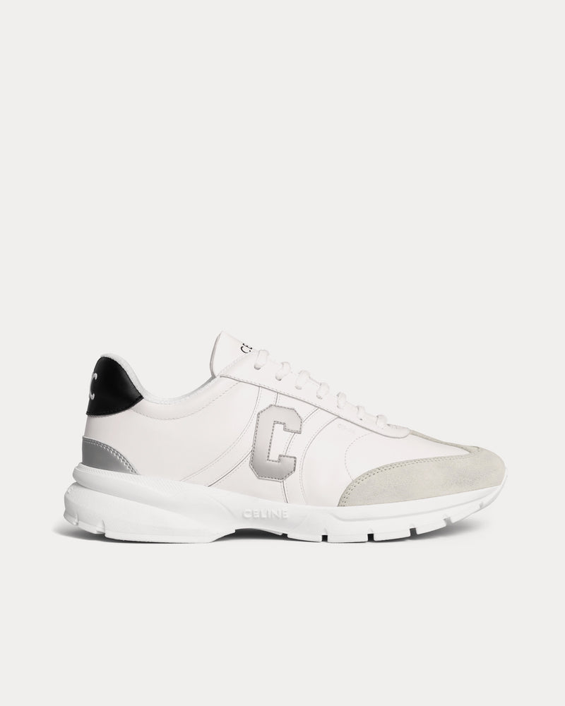 Celine CR-02 Runner Optic White / Black / Grey / Silver Low Top Sneakers - 1