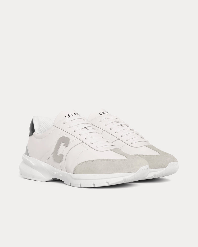 Celine CR-02 Runner Optic White / Black / Grey / Silver Low Top Sneakers - 2